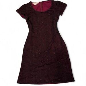 Dark purple sequin dress